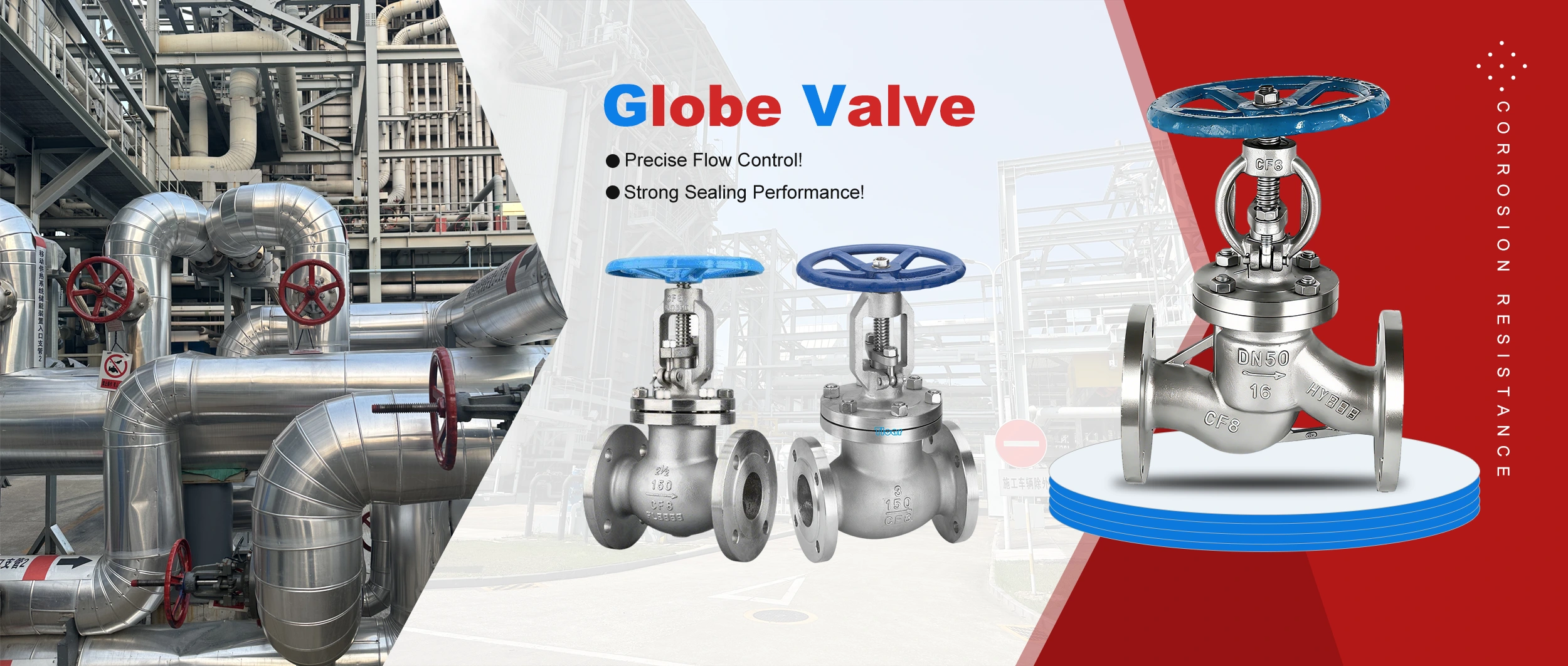 I-Factory Direct Globe Valve e-Huadu