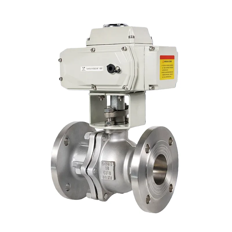 I-Electric Stainless Steel Flanged Ball Valve
