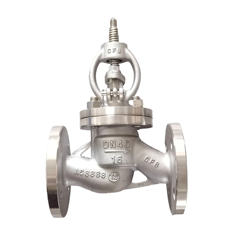 I-Stainless Steel 304 Flanged Globe Valve